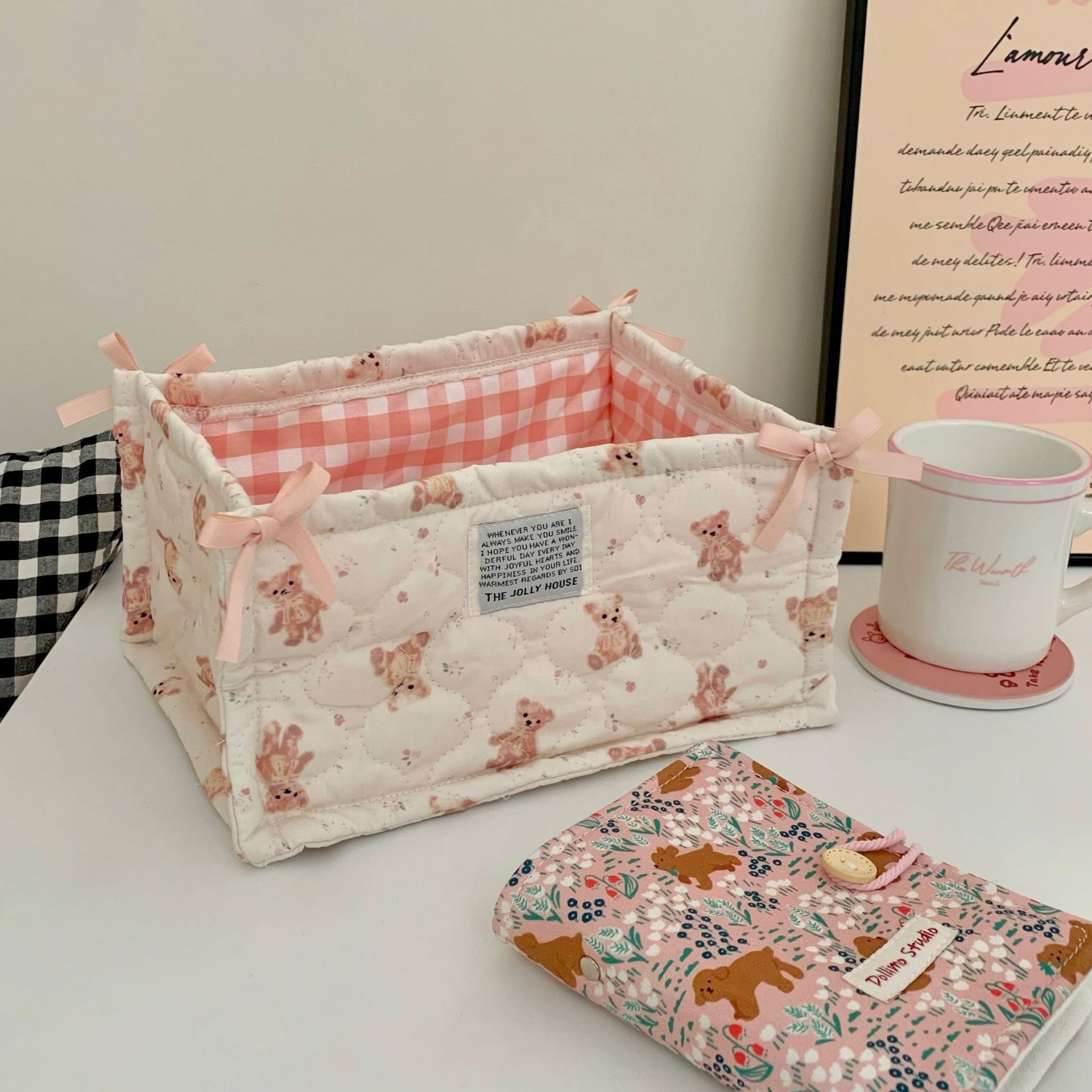Baby Nursery Storage - Keranjang Penyimpanan Popok Bayi Dapat Dilipat