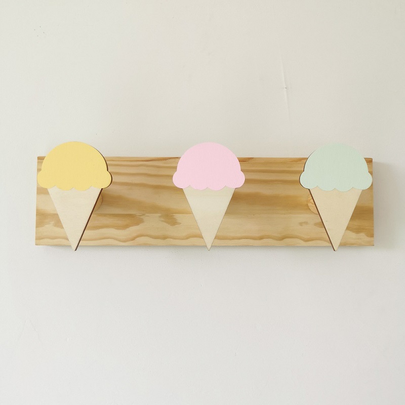 Baby Nursery Hooks - Kait Dekoratif Perempuan Rak Mantel Dinding