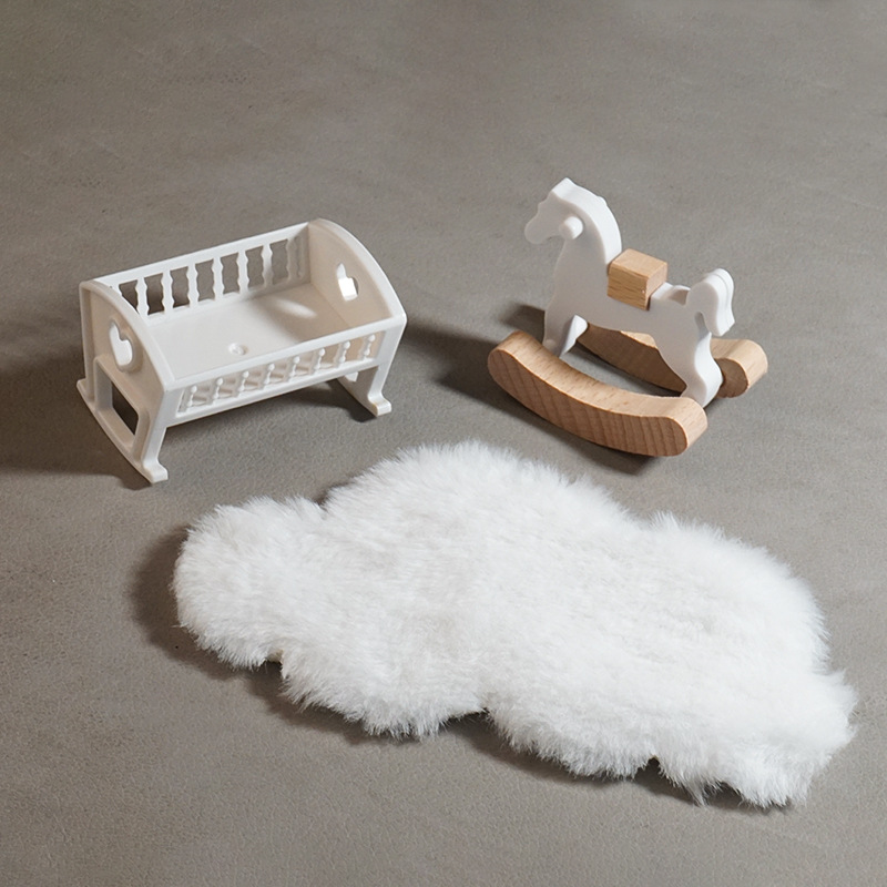 Baby Nursery Dolls - 1Set 1:12 Rumah Boneka Mini Tempat
