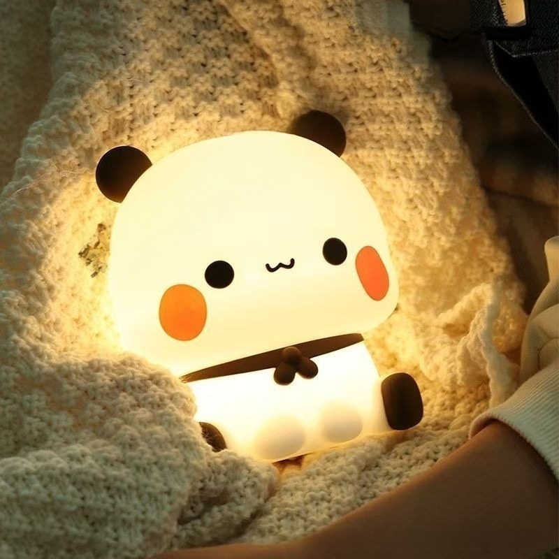 Baby Nursery Dolls - Lampu Tidur Panda LED Lampu Kartun