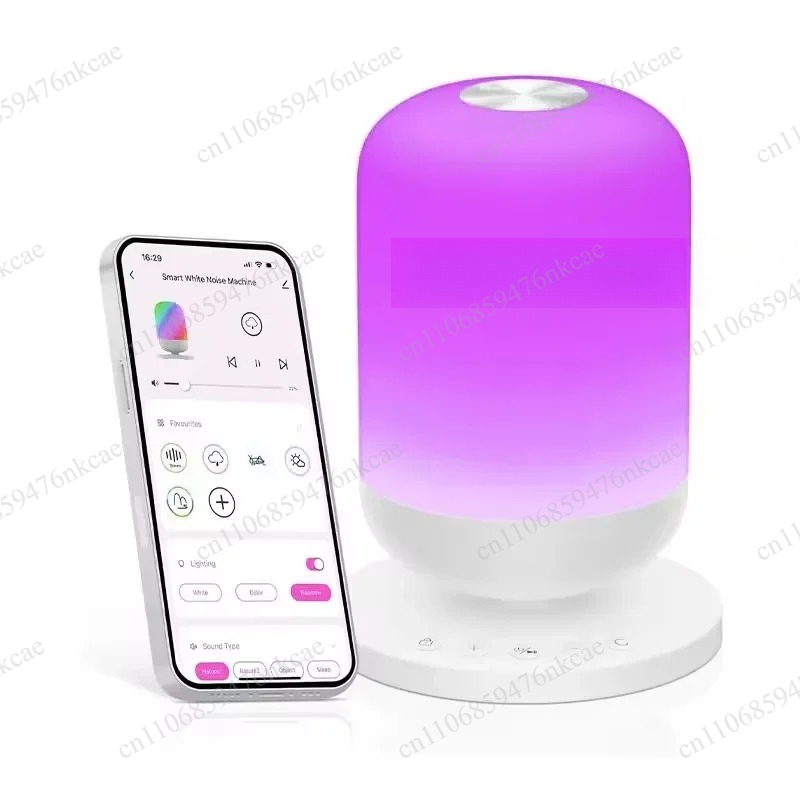 Baby Sound Machine White - Mesin Suara Putih Tuya Wi-Fi, Mesin