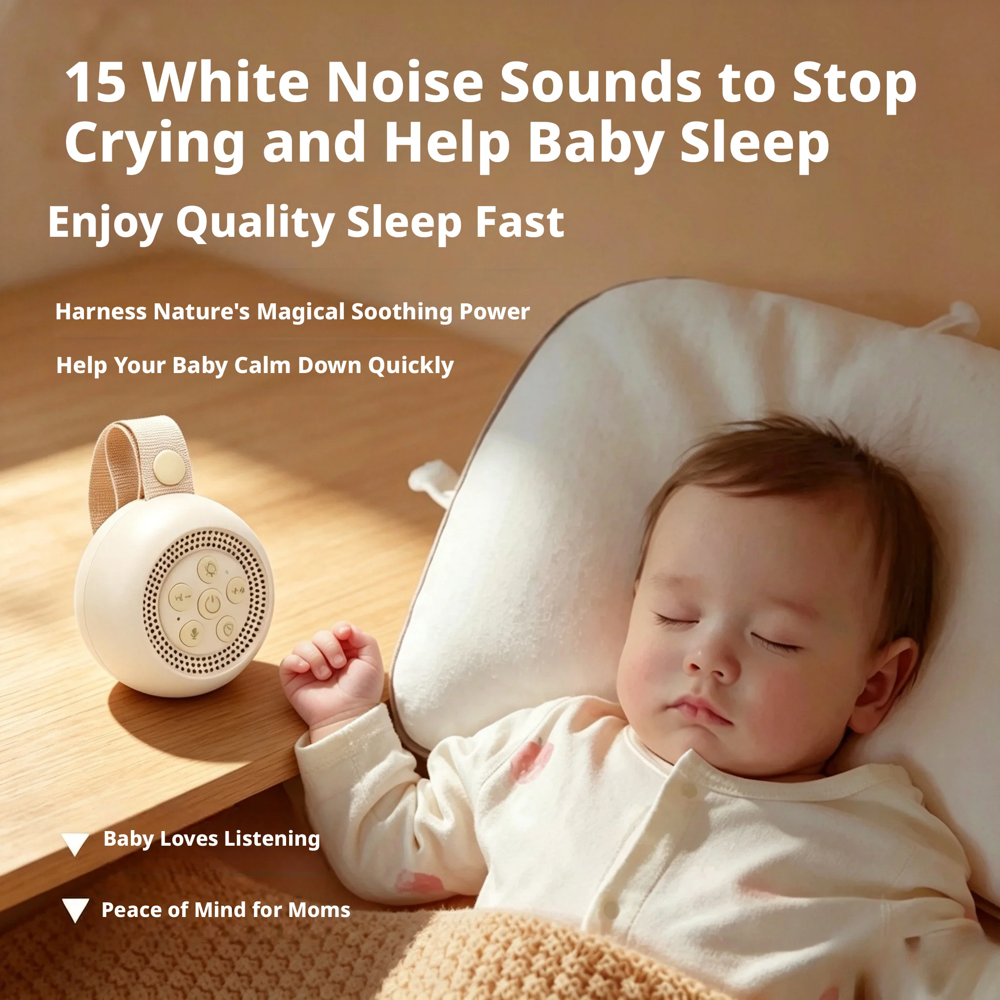 Baby Sound Machine White - Mesin Suara Putih untuk Tidur Bayi,