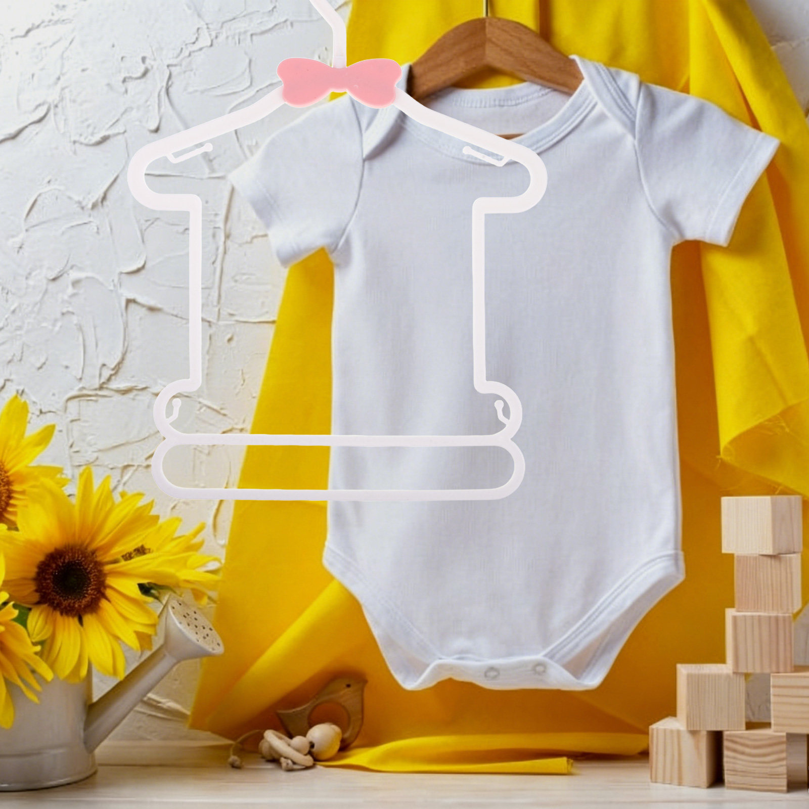 Baby Nursery Hooks - 8 Buah Gantungan Baju Bayi Plastik