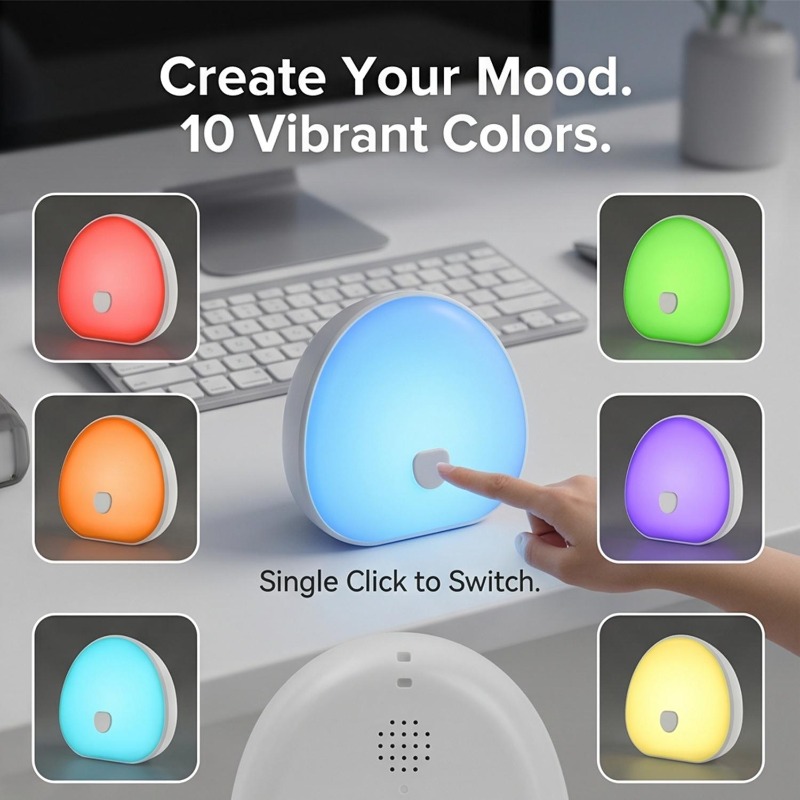 Mesin Suara Putih RGB untuk Ti - Baby Sound Machine White ulasan dan harga