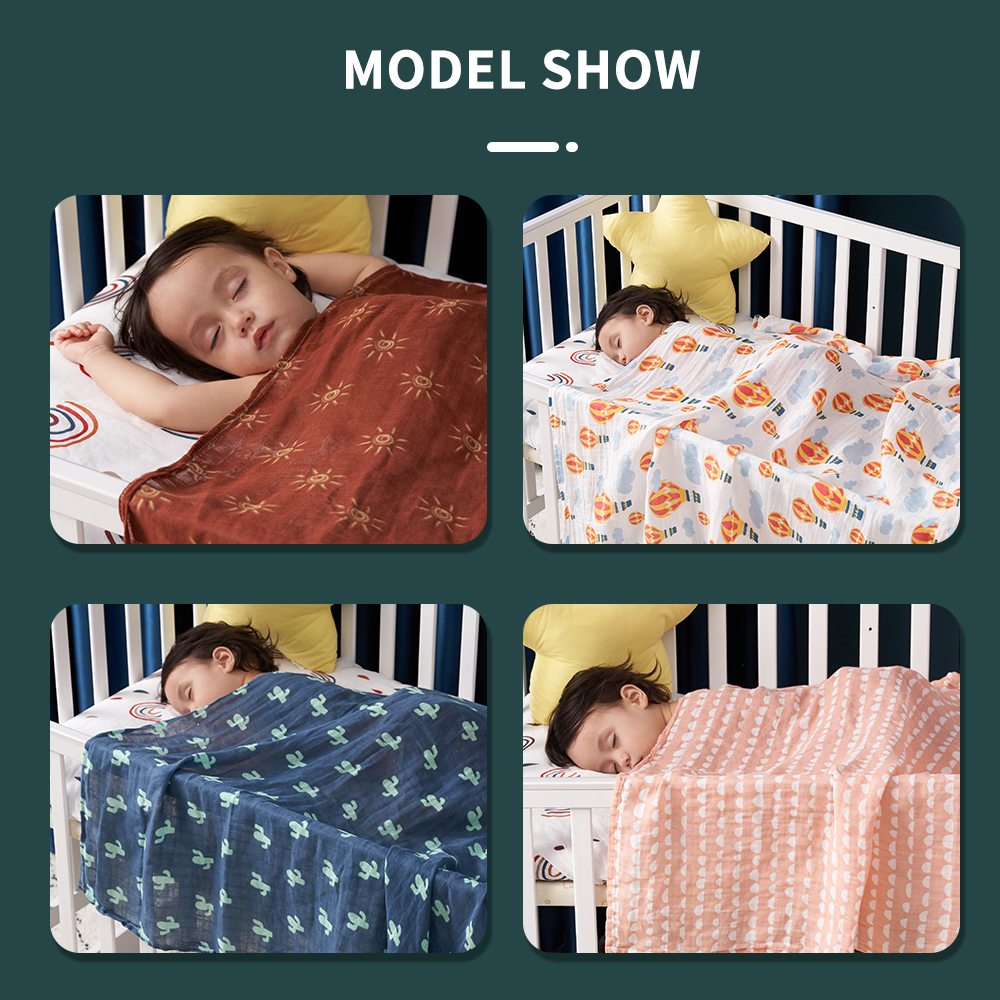 HappyFlute 120*110cmBaby selim - Swaddle Blanket Muslin ulasan dan harga