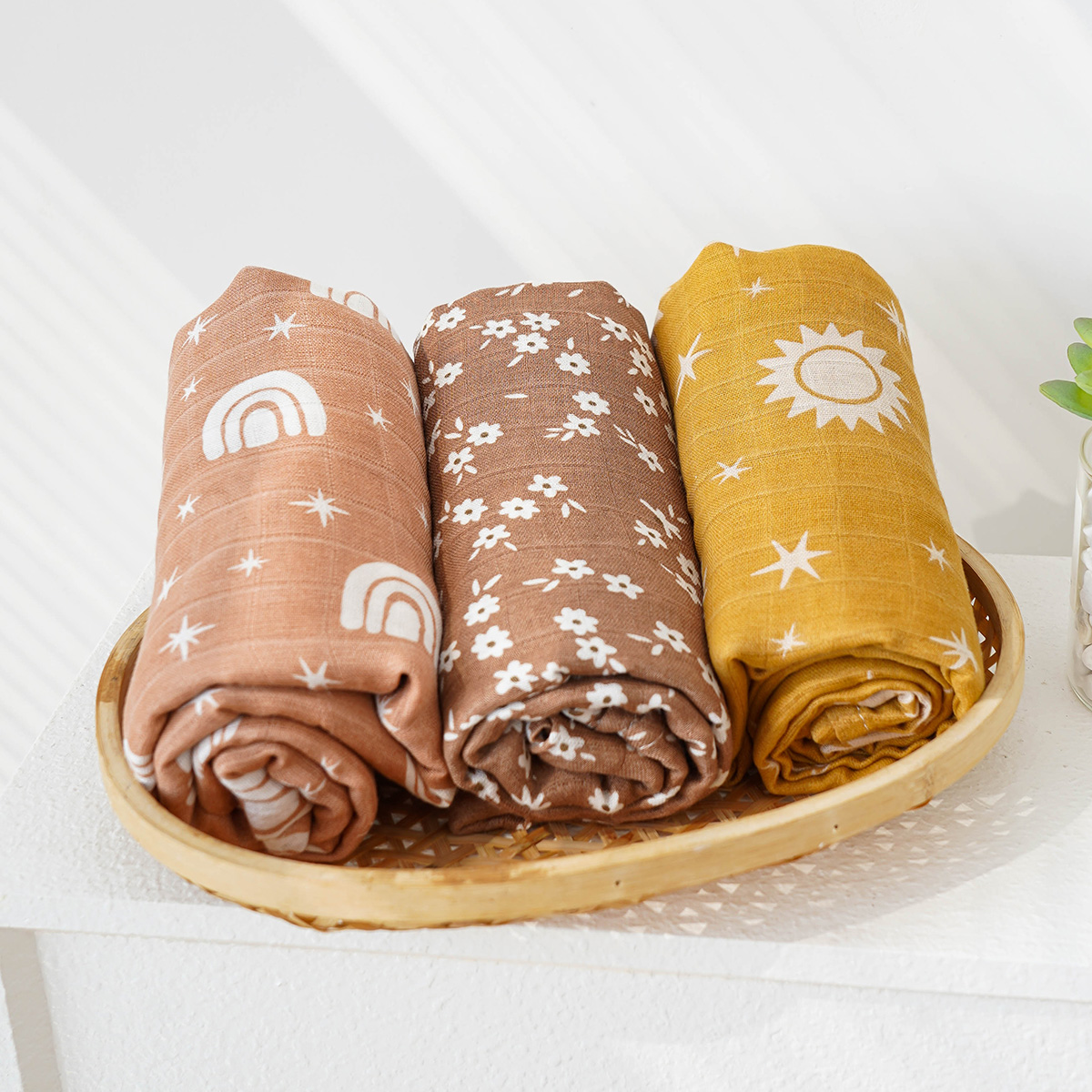 3 buah/set kain kasa bambu sel - Swaddle Blanket Muslin ulasan dan harga