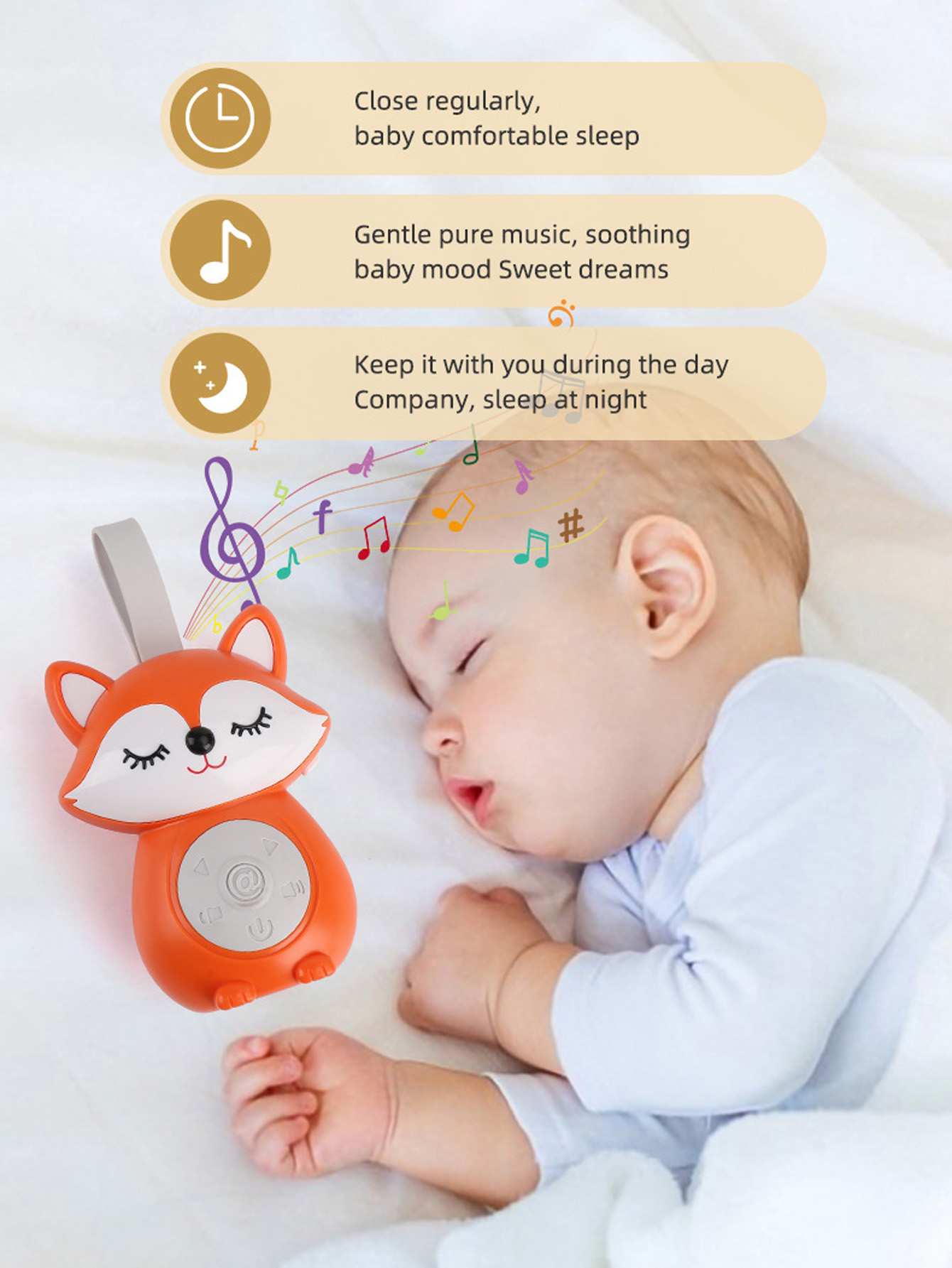 Mesin Suara Bayi White Noise & - Baby Sound Machine White ulasan dan harga