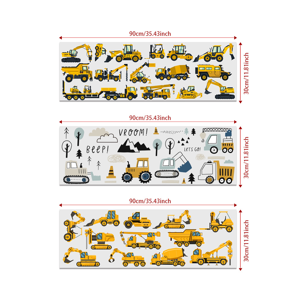 Stiker Dinding Mobil Rekayasa  - Baby Nursery Package ulasan dan harga