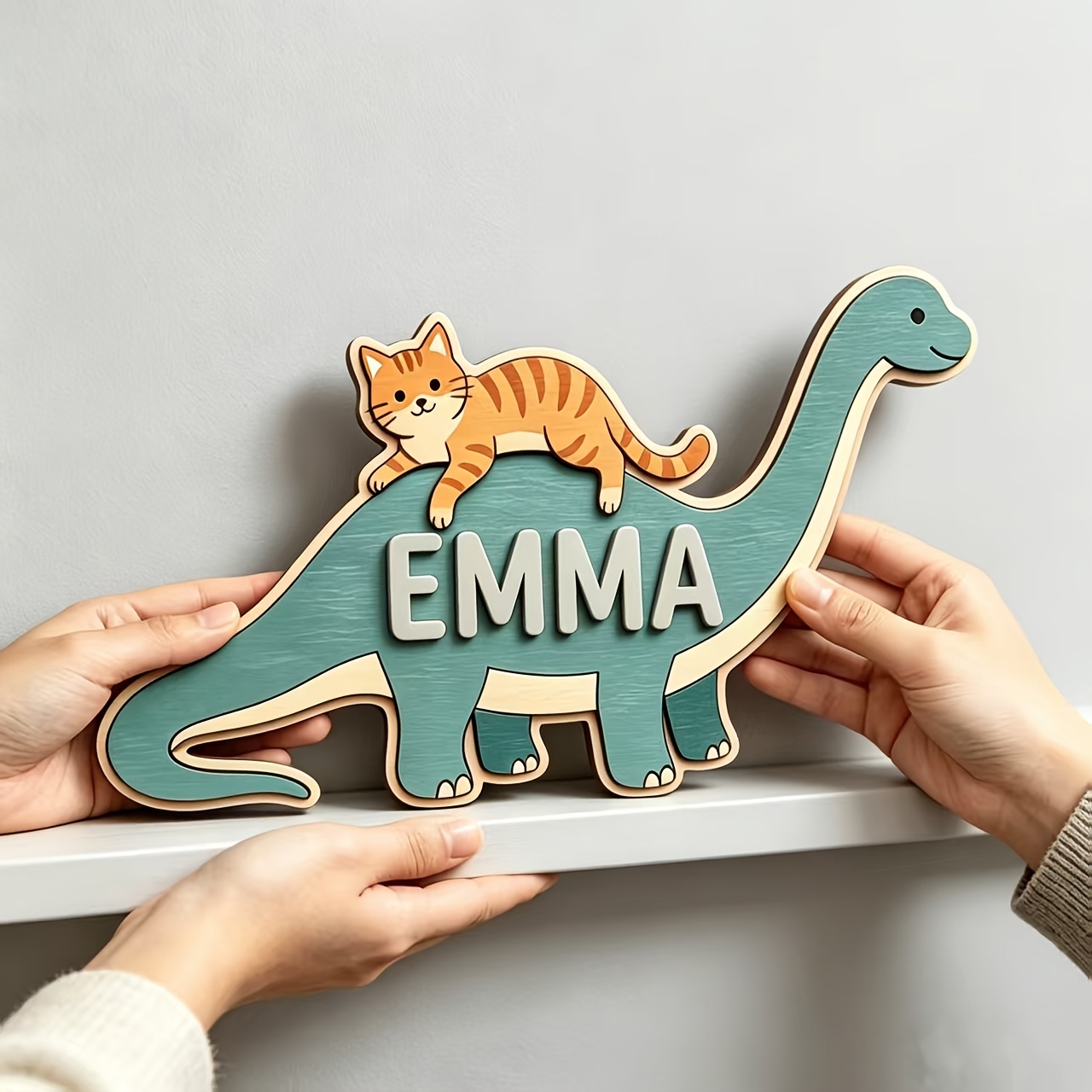 Papan Nama Kamar Bertema Kucin - Baby Nursery ulasan dan harga