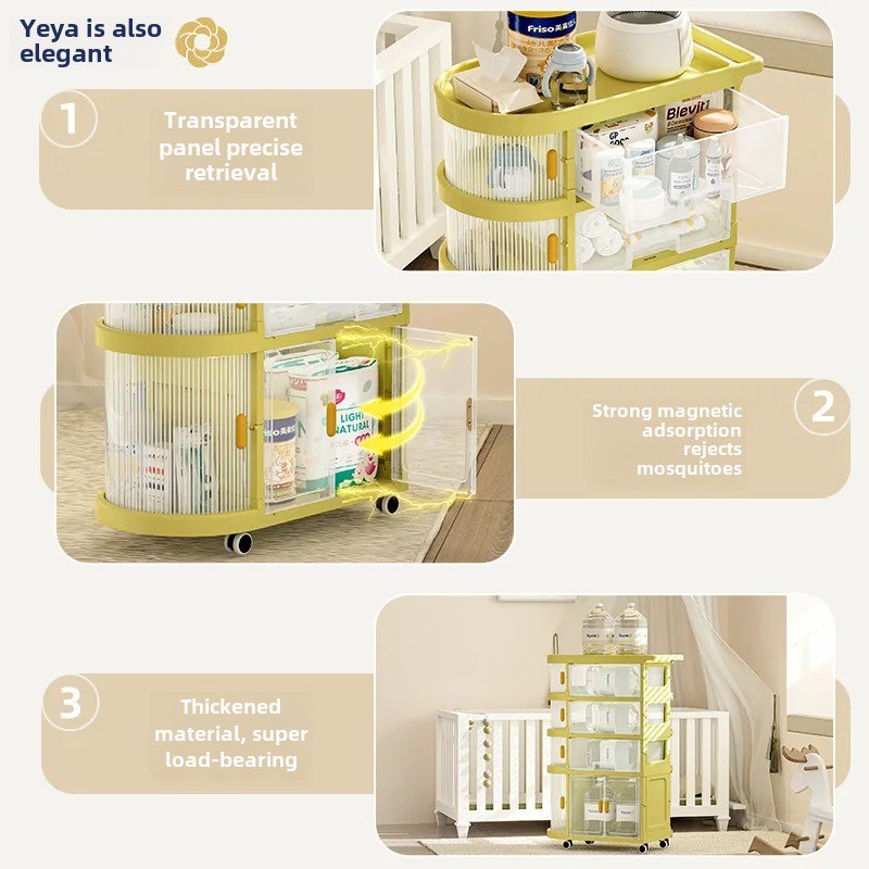 Rak penyimpan bayi lipat, trol - Baby Nursery Hooks ulasan dan harga
