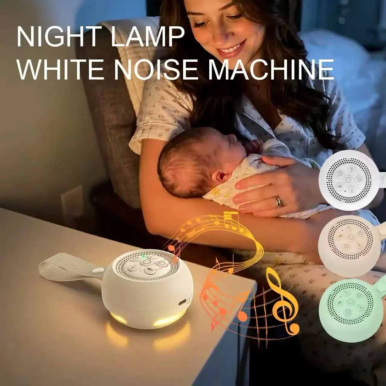 Mesin Suara Putih dengan Lampu - Baby Sound Machine White ulasan dan harga