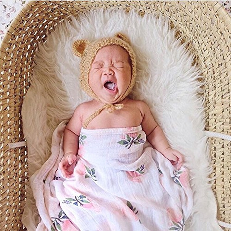 Selimut Bayi Swaddle Rose 120x - Swaddle Blanket Muslin ulasan dan harga