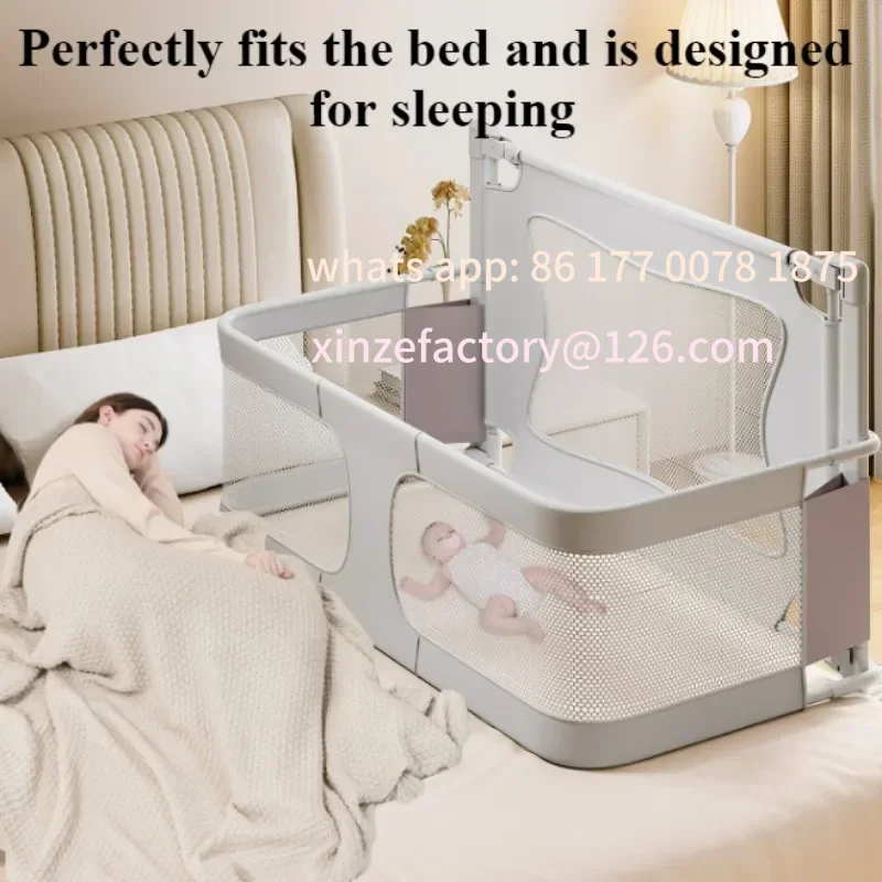 Tempat Tidur Bayi Lipat yang D - Bassinet Bedside Sleeper ulasan dan harga