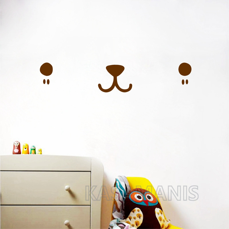 Decal Seni Dinding Wajah Lucu  - Baby Nursery Package ulasan dan harga