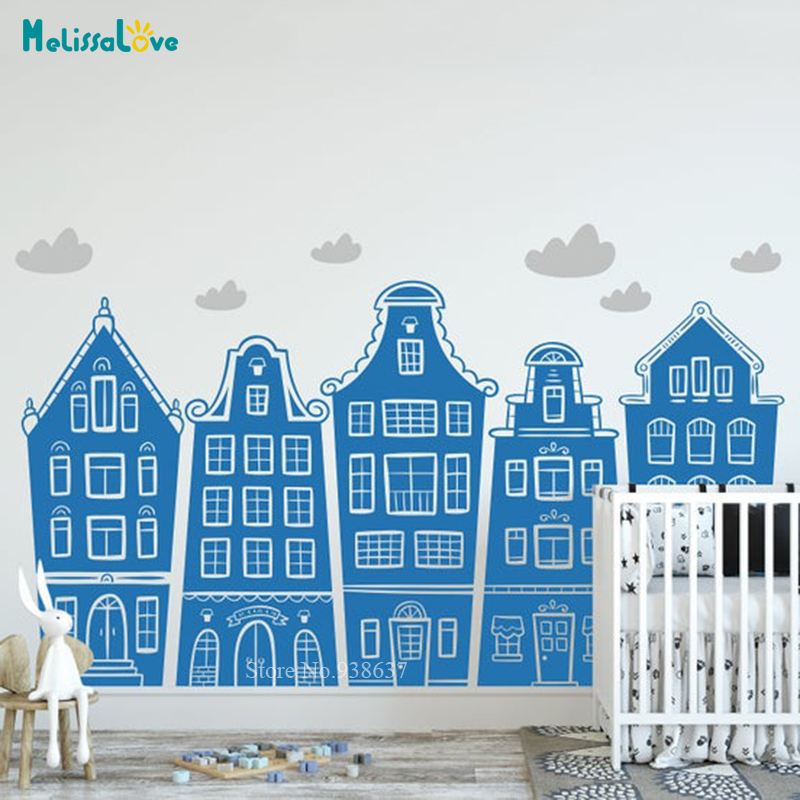 Stiker Rumah Skandinavia & Awa - Baby Nursery Package ulasan dan harga