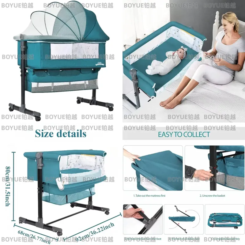 Tempat Tidur Bayi 3 in 1 denga - Bassinet Bedside Sleeper ulasan dan harga