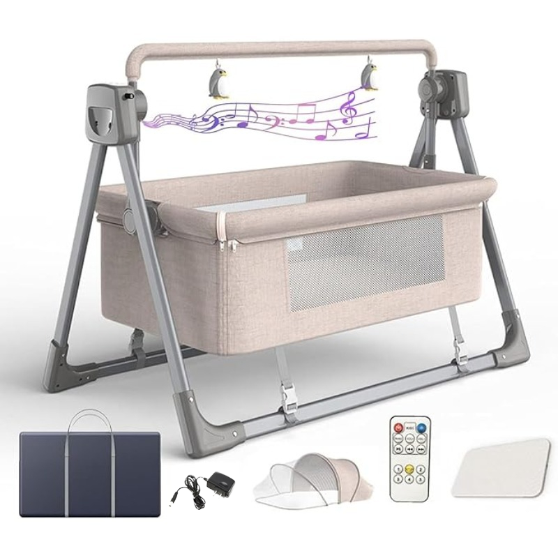 Tempat Tidur Bayi Otomatis, Ke - Bassinet Bedside Sleeper ulasan dan harga