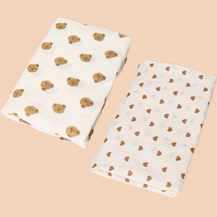 2 buah selimut Muslin katun ba - Swaddle Blanket Muslin ulasan dan harga